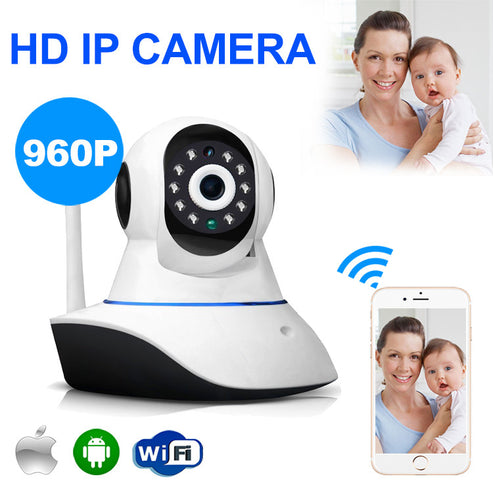 WIFI 1280 x 960P 1.3MP Wireless IP Camera IR Night Vision Security Cam ...