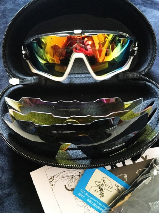 2016 Goggle 4 Lens rudys UV400 Brand Polarized Jawbreakeredlys Sunglasses