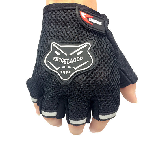 Weight Lifting Gloves Workout Body Building Gym Gloves Half Finger Fitness Anti Slip Bar Grips Power Training Exercise Mittens