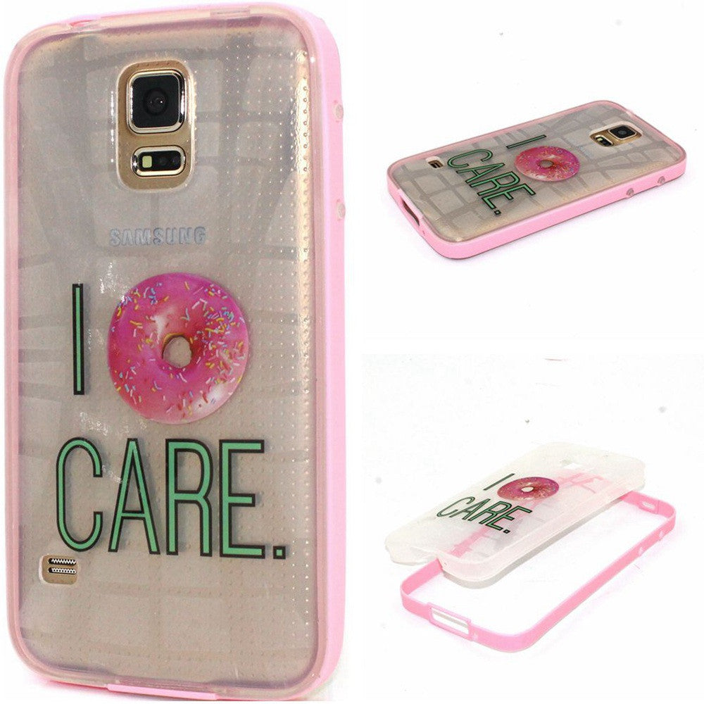 Hybrid Soft TPU Transparent Back Cover & Plastic Frame Cases for  Samsung Galaxy S5 - Shopy Max