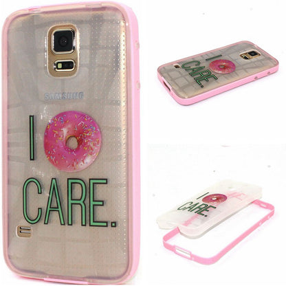 Hybrid Soft TPU Transparent Back Cover & Plastic Frame Cases for  Samsung Galaxy S5 - Shopy Max