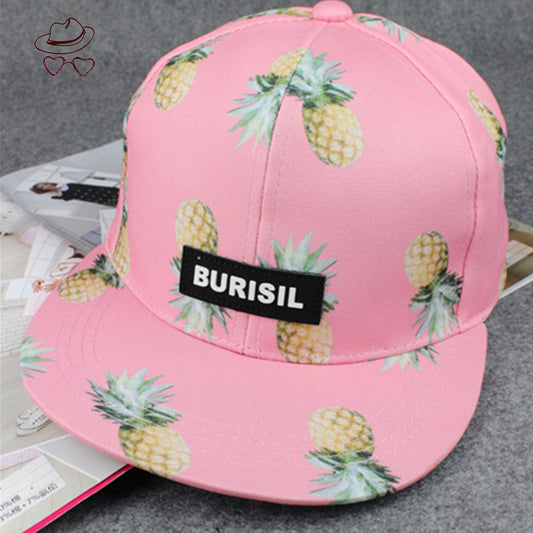 Pop New 2016 Fashion Bone aba reta pineapple fruit Hat ladies Snapback - Shopy Max