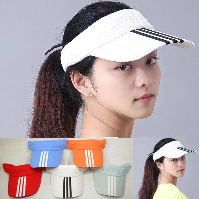 Hot! New Arrival 7 Colors Adjustable Unisex Women Men Summer Outdoor Sun Visor Hat Sport Golf Baseball Tennis Hat Cap Gift