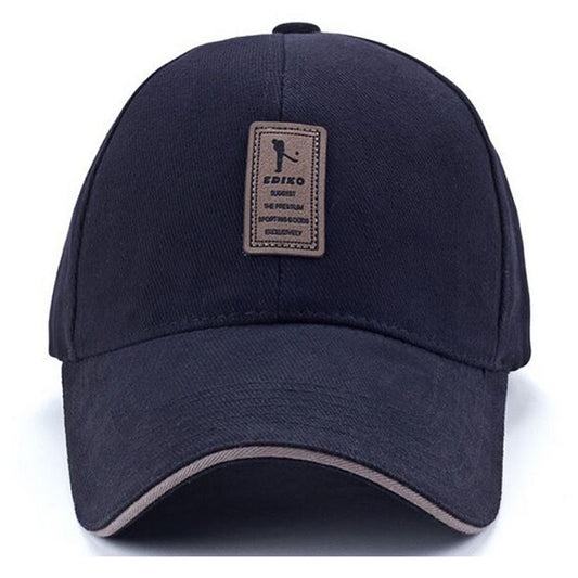 New 2016 Hot Fitted Hat Cotton Baseball Cap Causal Sport Golf Outdoor Simple Solid Sports Snapback Hats Baseball Cap For Unisex - Shopy Max
