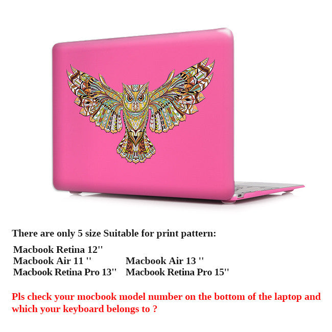Eagle Owl Laptop Skin Case Notebook Cover for Macbook Air 11 13.3