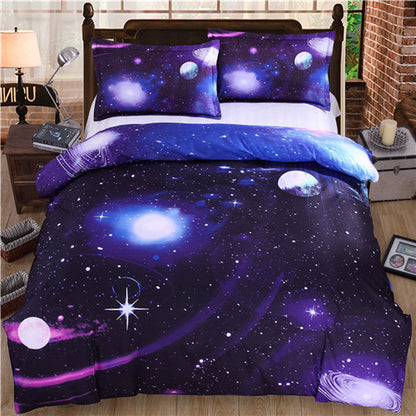 3d Galaxy bedding sets Twin/Queen Size Universe Outer Space Themed