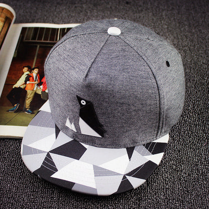 New men's summer fashion paper fold plastic logo bone baseball cap men 2016 cotton cartoon sports snapback black caps for men