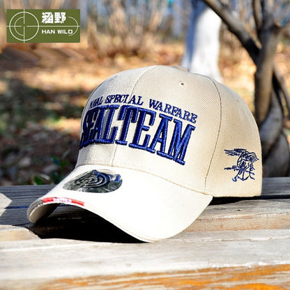 HAN WILD Genuine Outdoor New Hot Navy Baseball Caps Men Women SEALs Tactical Caps Army Fans Casual Sports Army Visors Navy SEALs