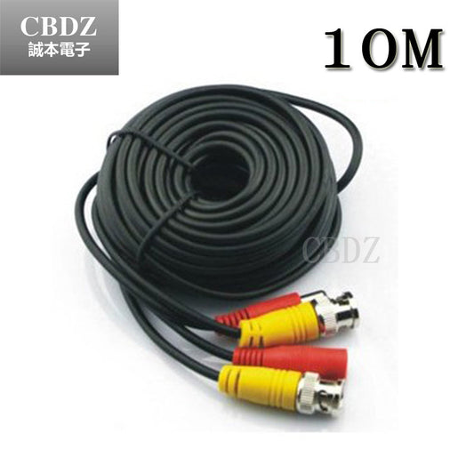 BNC cable 10M Power video Plug and Play Cable for CCTV camera system