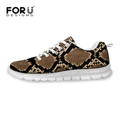 Spring Autumn Fashion 3D Leopard Zebra Pattern Women Shoes Size 35-40 Casual Women Walking Hiking Travel Shoes Sapato Feminino - Shopy Max
