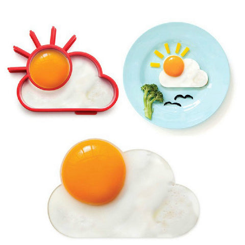 Breakfast Creative Silicone Cute Sun Cloud Egg Mold Fried Egg Mold Pancake Mold Kids Diy cooking tools Brand New