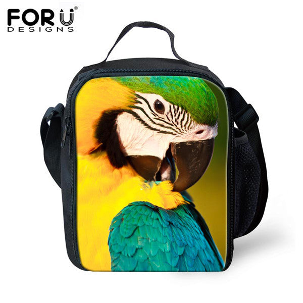 Waterproof Insulated Tote Kids School Lunch Animal Bags Thermal Food Picnic