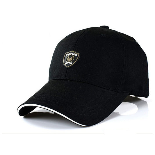 Men's Baseball sun caps sports brand hat wholesale fashion solid black white snapback popular cotton& polyester