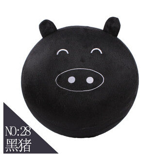 Free ship 1pcs inflatable Stool thickening Cotton Cover Cartoon Plush inflatable Pouf Chair Lovely Pneumatic Stools Portable