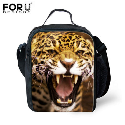 Waterproof Insulated Tote Kids School Lunch Animal Bags Thermal Food Picnic