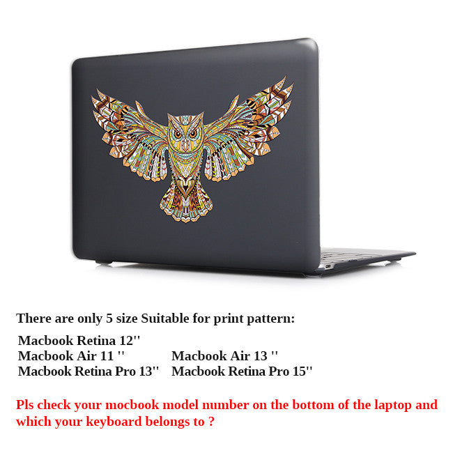 Eagle Owl Laptop Skin Case Notebook Cover for Macbook Air 11 13.3
