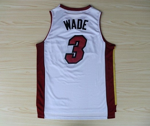 Hot Dwyane Wade Jersey, New Material #3 Dwayne Wade jerseys Embroidery Stitched men's Basketball Jerseys size S-XXL