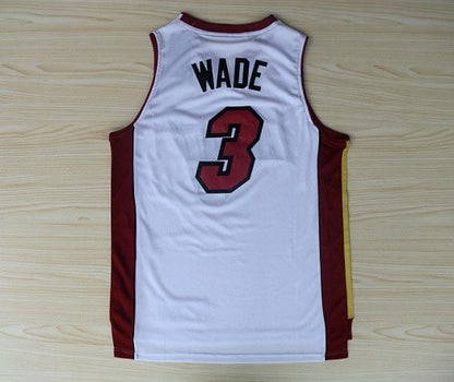 Hot Dwyane Wade Jersey, New Material #3 Dwayne Wade jerseys Embroidery Stitched men's Basketball Jerseys size S-XXL