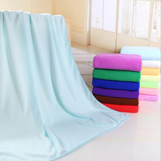 Sports Towel With Bag 70x140cm Larger Size Microfiber toalha de esportes Swimming Travel Gym Towel - Shopy Max