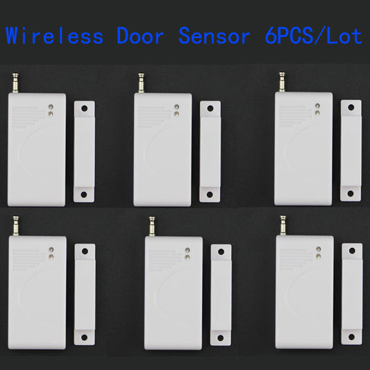 New White 433 Mhz Contact Wireless Door Window Magnet Entry Detector Sensor