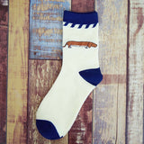 New Series Comfortable White women and men's socks Cotton Husky Pugs 5 style Faithful dog Embroidery happy Socks