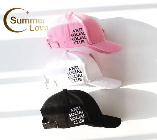New Fashion Letter Baseball Cap Golf Ball Caps Social Club Snapback Caps Men/Women's Hats - Shopy Max