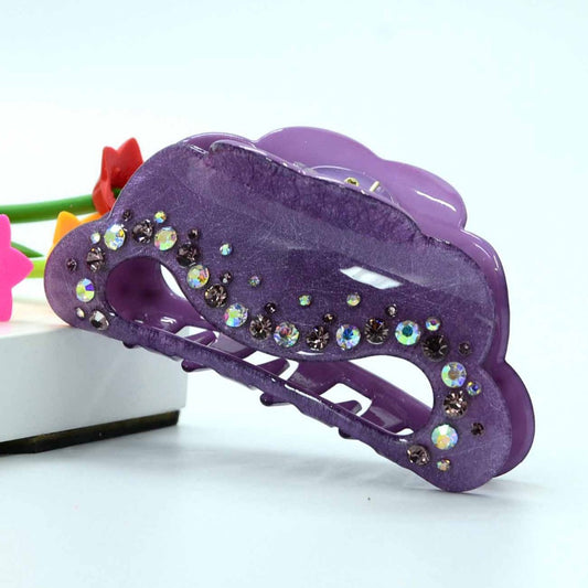 9cm New Design Fashion Austria Crystal Rhinestone Hair Claw Clips Headwear Accessories For Women - Shopy Max