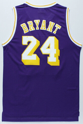 Kobe Bryant 24 Basketball Jersey,Stitched Mens New Rev 30 Kobe Bryant Jersey Black Purple White Gray Yellow Jersey Size:S-XXXL - Shopy Max