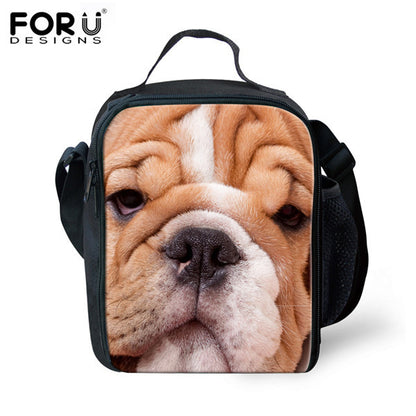 Waterproof Insulated Tote Kids School Lunch Animal Bags Thermal Food Picnic