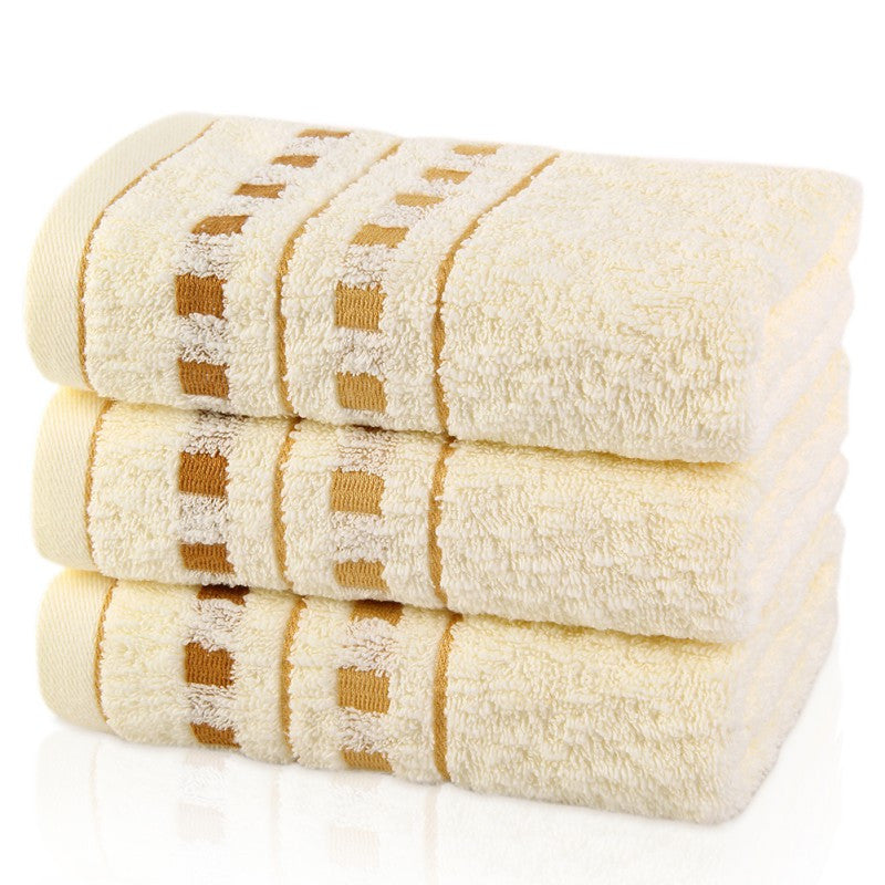 1 Pcs Soft Cotton Bath Large Oversized Towels Absorbent Beach Towels 33x76cm - Shopy Max