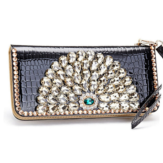 Fashion style banquet women wallets luxury brand women purse PU leather - Shopy Max