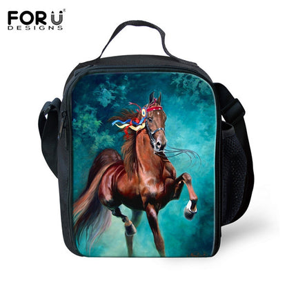 Waterproof Insulated Tote Kids School Lunch Animal Bags Thermal Food Picnic