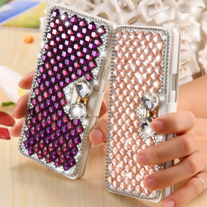 Silk Skin Leather Case for Samsung Galaxy A5 /A7 Wallet Chic +Card Slot Women Elegant Phone - Shopy Max