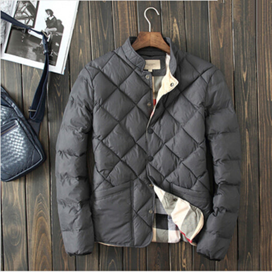 Warm Padded Men's Winter Jacket