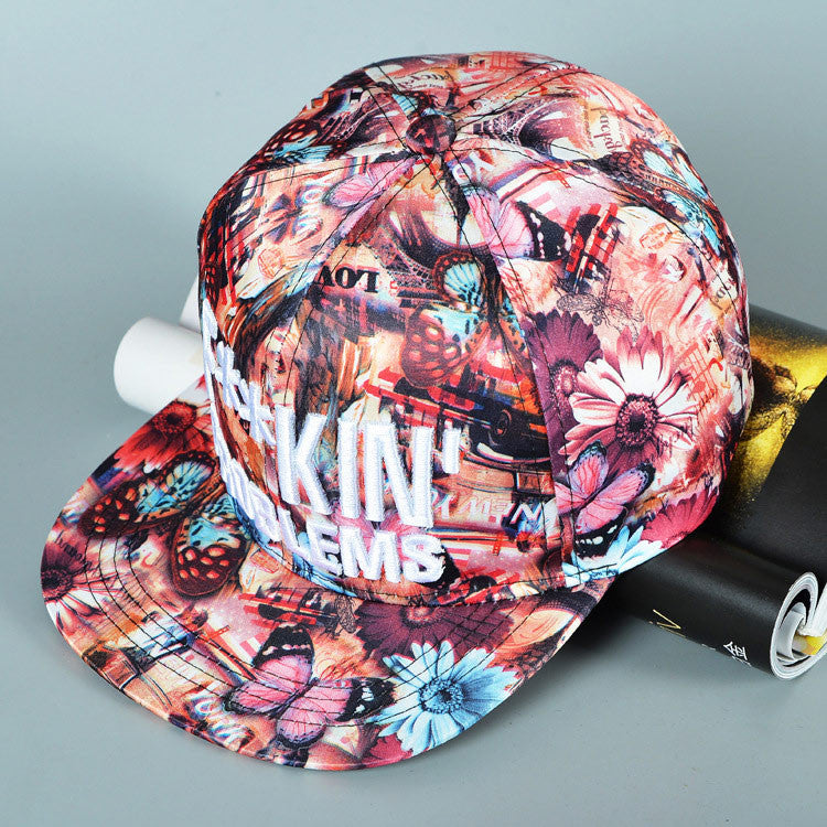 2016 Fashion Color Baseball Caps Adjustable Snapback Casquette Bone Flower Hip Hop