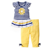 2016 Brand Girl Summer Clothing Sets Girls Fashion Striped Clothes Set - Shopy Max