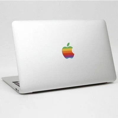 Rainbow logo Laptop sticker Creative part decal skins for macbook air/ pro retina 11 13 15 inch/beartiful sticker for mac book - Shopy Max