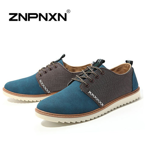 Brand Spring 100% Cow Ceather Shoes Men British Brogue Mens Sneakers