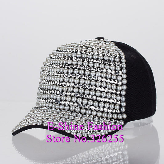 Wholesale new  fashion Bling Luxury Rhinestone crystal Pearl