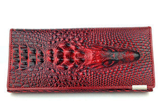 New 2016 3D Alligator Men Wallet money bag PU leather wallet luxury famous - Shopy Max