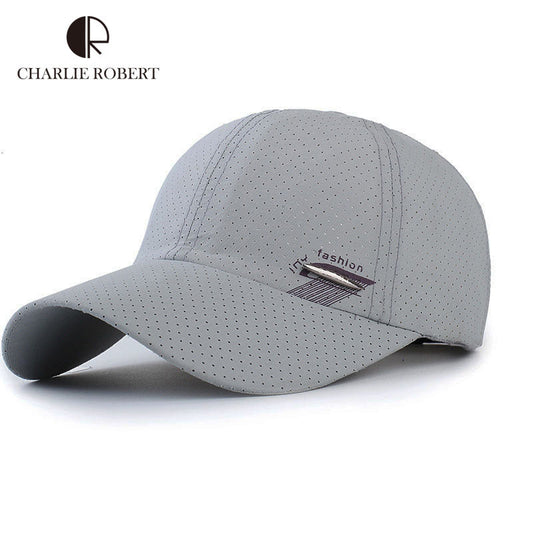 Outdoor Casual  Baseball Cap Breathable Spnapback 2016 New Baseball-Cap Sports Sun-hat Fishing Hat  Fashion Running Cap AH1054 - Shopy Max