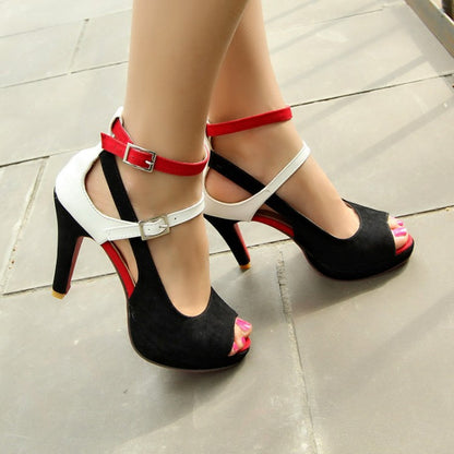 Big Size 32-43 Fashion Party Red Sole Shoes Woman Sexy Red Bottom High