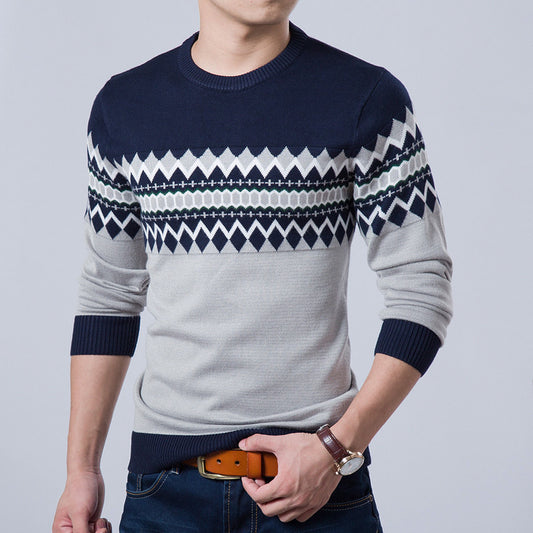 A/W Top Quality Men Slim Fit Sweater