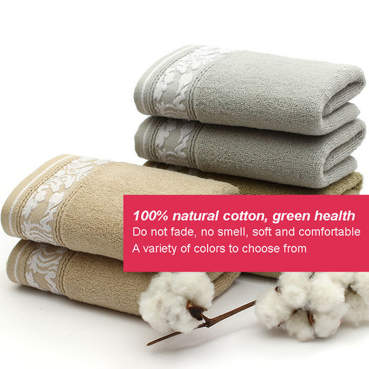 JZGH 33*73cm Soft Elegant Cotton Terry Hand Towels for Adults,Decorative Face Bathroom Hand Towels,Toallas de Mano,T970 - Shopy Max