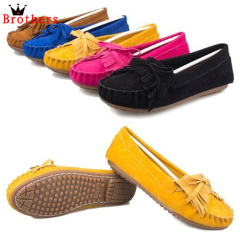 2014 Flat Heel Fashion Candy Color Bow Knot Round Toe Slip On Loafer Shoes Casual Comfortable Free Shipping # L035621