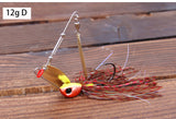 1pcs Trulinoya brand 12g/18g Spinner Bait with Brass Fishing Spoon Lure Metal Jig Jigging lure Swimbait Spinnerbait