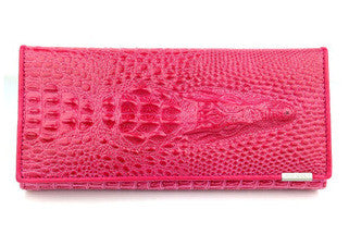 New 2016 3D Alligator Men Wallet money bag PU leather wallet luxury famous - Shopy Max
