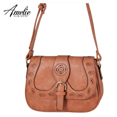 AmelieGalanti Hot 2016 women leather Hollow Out casual  Shoulder Bags Fashion
