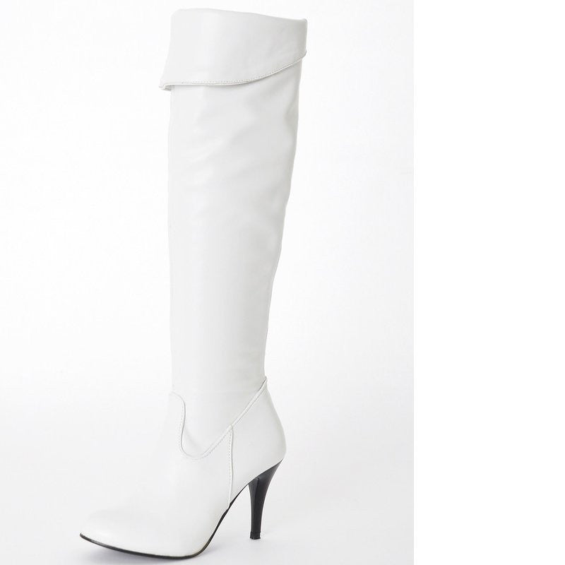 2012 NEW  fashion high heel knee casual dress patent leather sexy women P1318-2 Hot sell size 34-47 boots