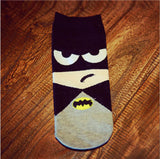 Superman Batman Captain USA classical cartoon summer style happy socks character - Shopy Max